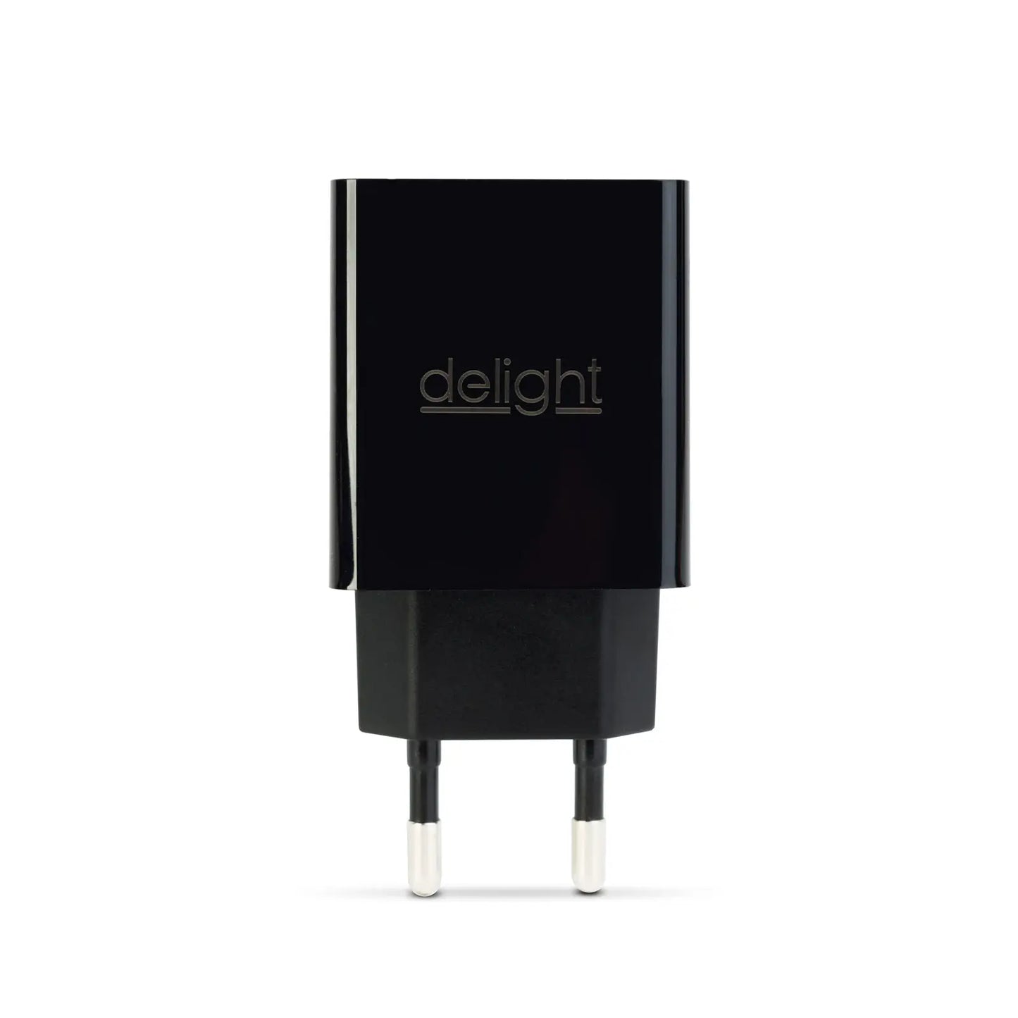 Adaptor de incarcare 2x USB 5V 2.4A negru delight 55039-2BK