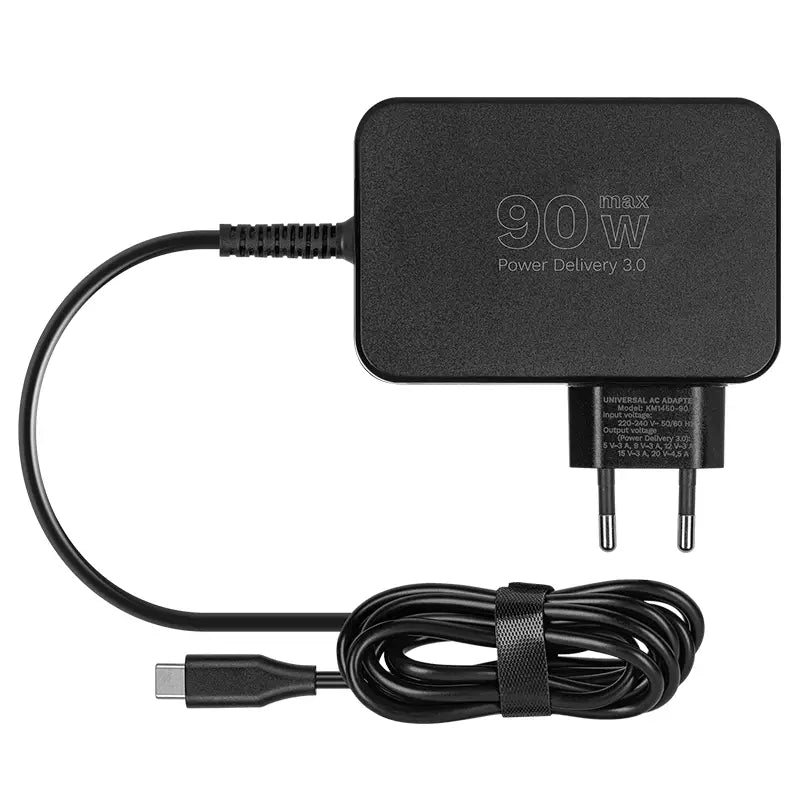 Alimentator Universal 90W PD USB-C + 7 adaptoare Kruger&Matz KM1450-90