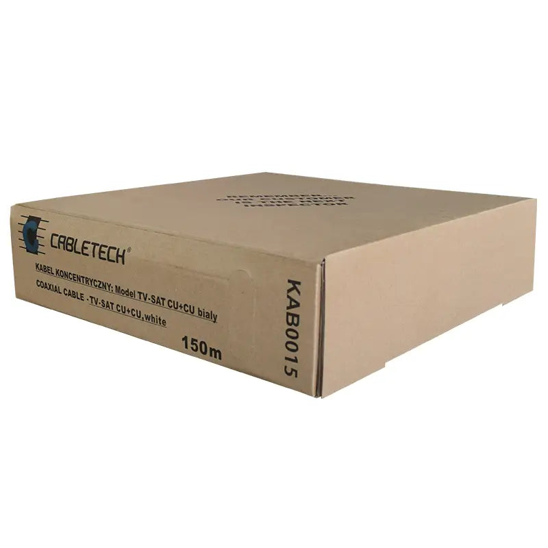 Cablu 10m coaxial cupru/cupru 75ohmi ecranaj 32fire cupru diametru 7.1mm Cabletech KAB0015-10
