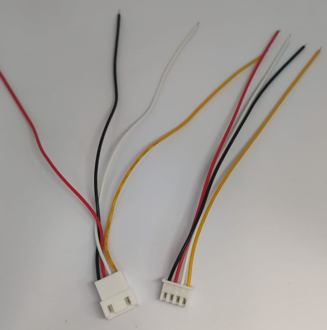 Cablu cu conectori 4pini pas 2.54 mm mama si tata cu fire set 2buc