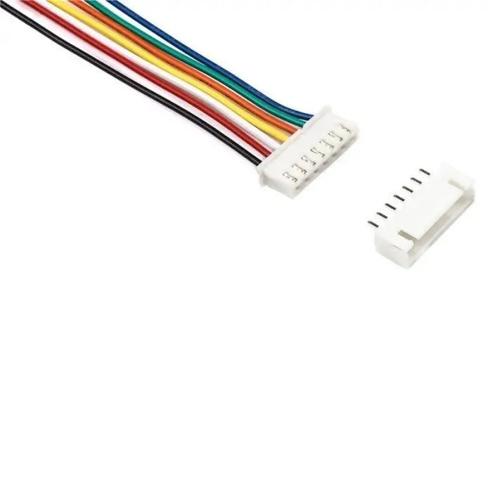 Cablu cu conectori 7pini JST pas 2.54mm mama + tata PCB