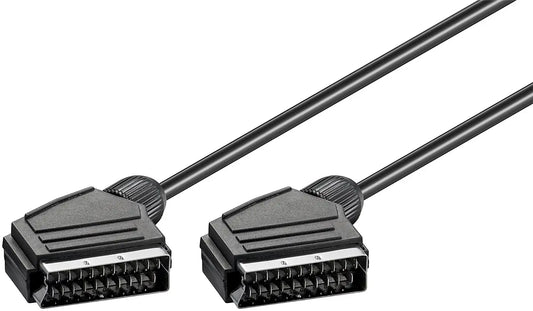 Cablu Euro SCART 21 pini - Euro SCART 21 pini 1.5m Goobay 11702