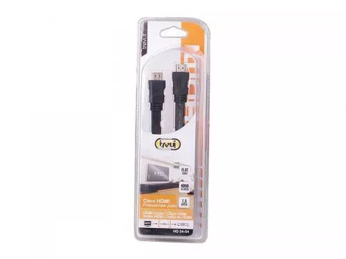 Cablu HDMI - HDMI v1.4 plat 1.5m HDTV Trevi