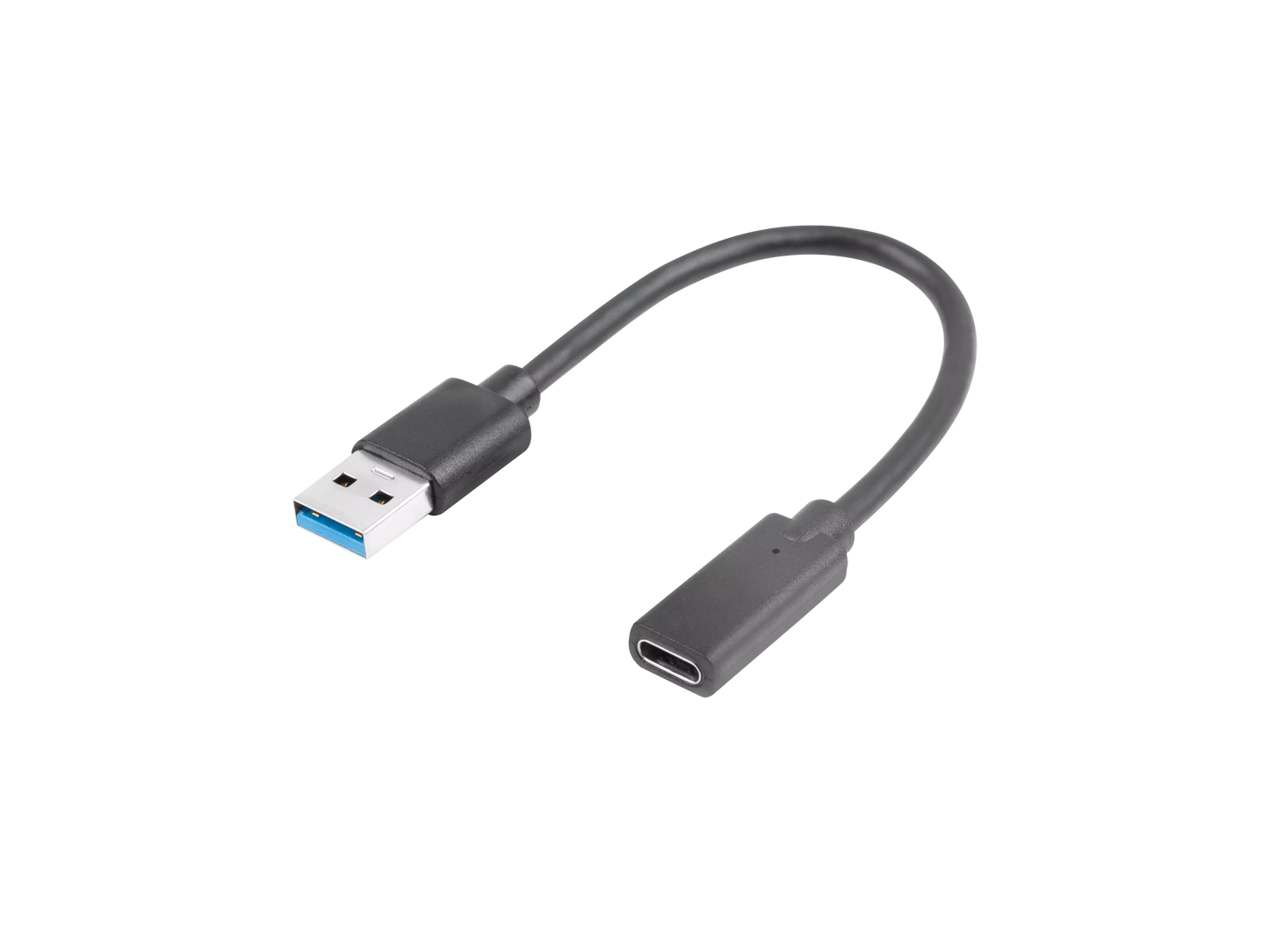 Cablu OTG USB 3.0 A tata - USB 3.1 mama 0.1m negru
