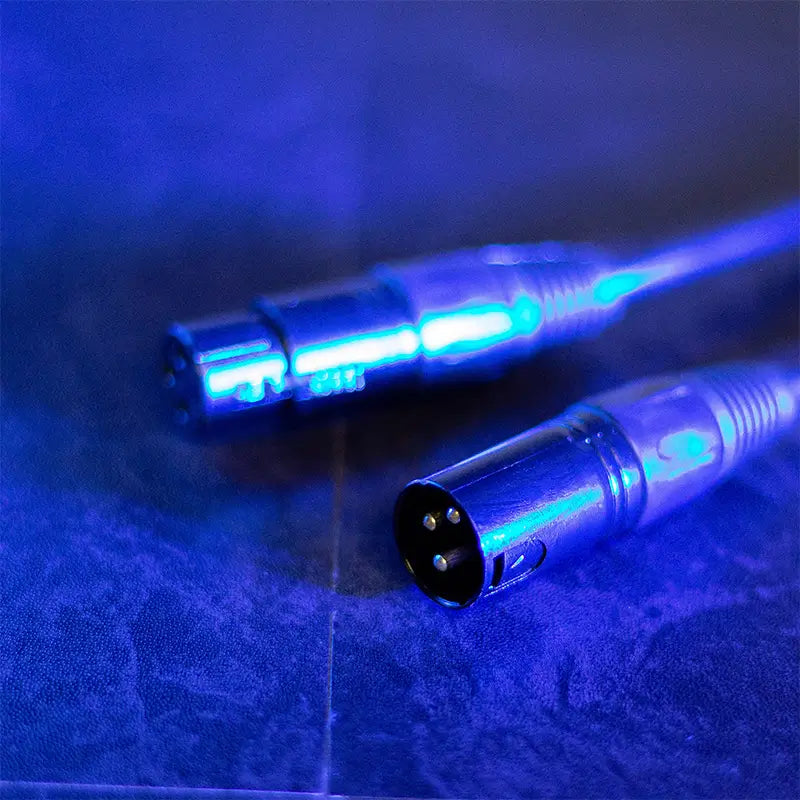 Cablu Professional XLR 3pin DMX mama - XLR 3pin DMX tata 15m PLUGGER PLU CABD XF3XM3 15M0 EAS