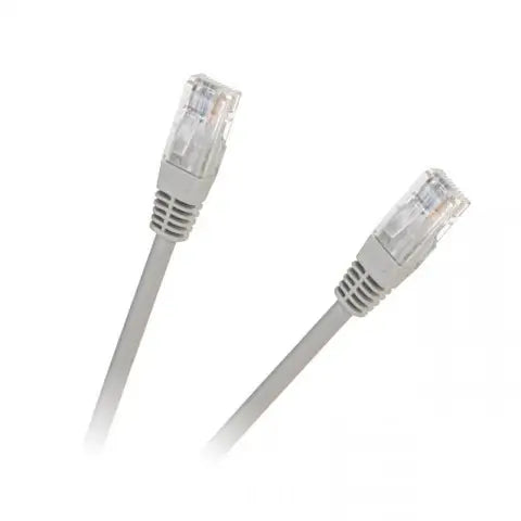 Cablu retea CAT6 UTP patchcord 2x RJ45 5m CCA gri