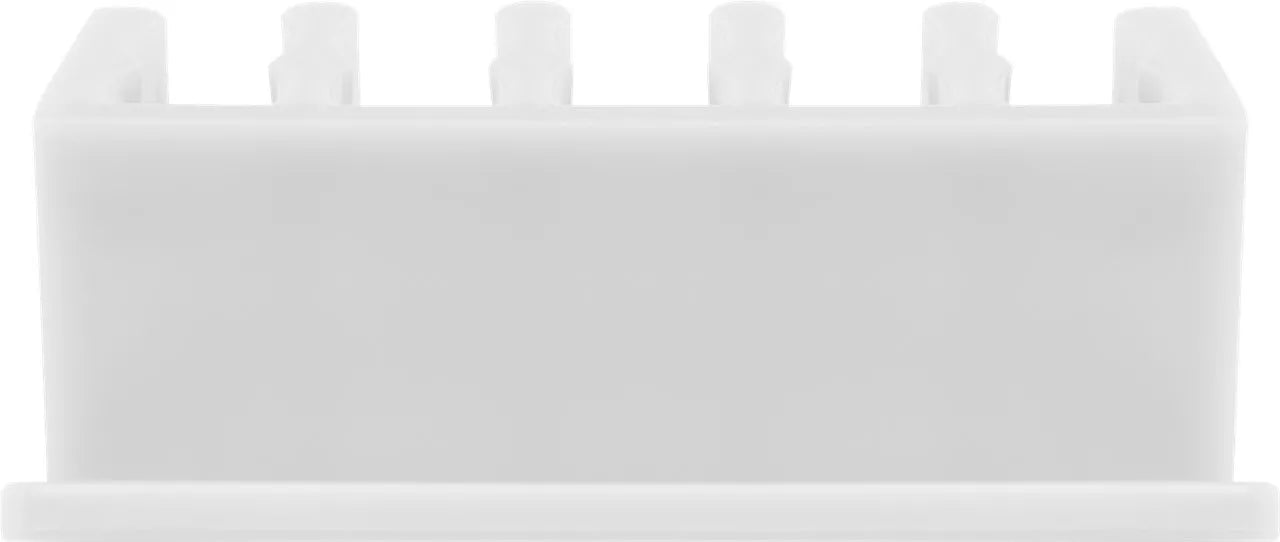 Cleme pentru gestionarea cablurilor cu 5 sloturi Goobay set 2buc alb