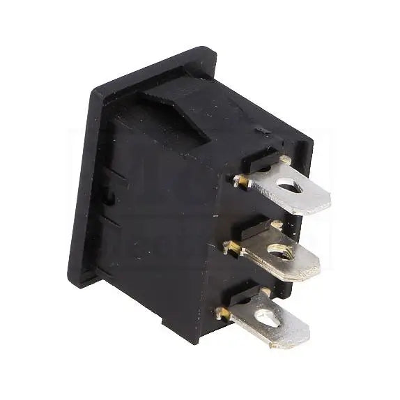 Comutator fara retinere 3 pozitii (ON)-OFF-(ON) 3A /250VAC 18.8x12.9x13.4mm negru NINIGI RSM1232C0BK