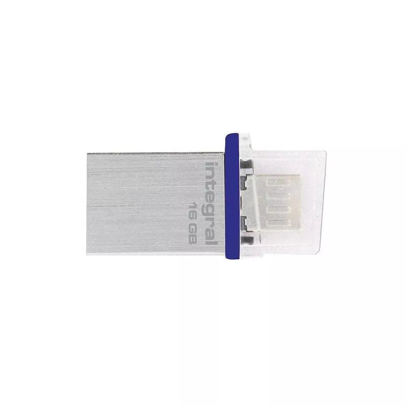 Flash Drive USB 2.0 16GB +micro USB OTG INTEGRAL