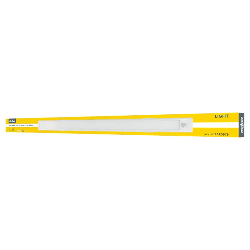 Lampa LED 3000K/4000K /6500K 150lm cu senzor cu acumulator 1500mAh 3.7V 600x40x15mm REBEL ZAR0579