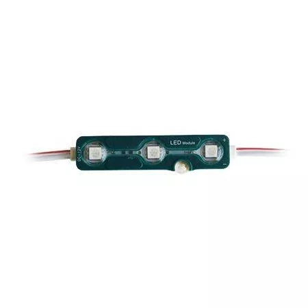 Modul 3 LED-uri SMD5050 verde IP67 V-TAC