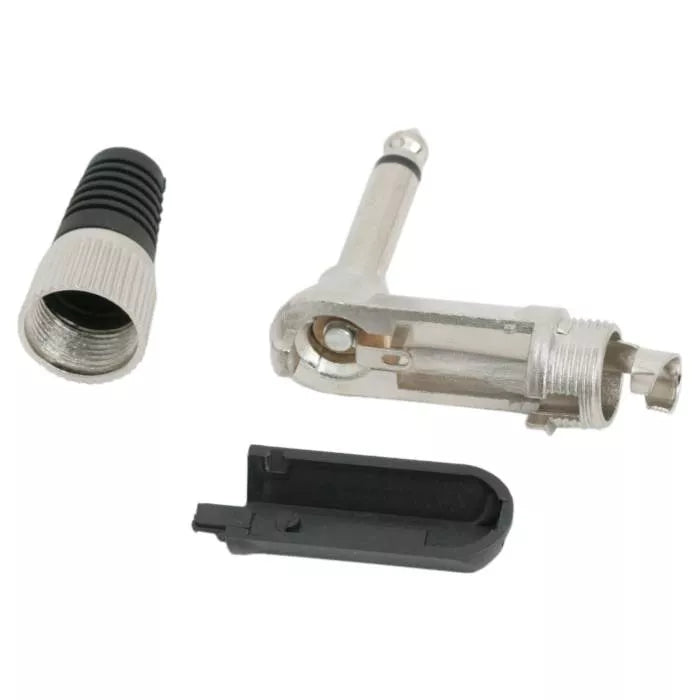 Mufa tata 6.3 mm mono Jack 90 executie ranforsat