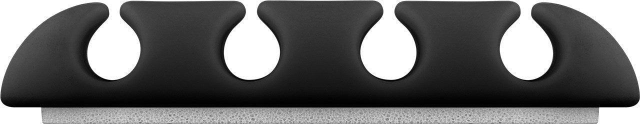 Organizator cabluri 4 sloturi negru set 2buc Goobay 70406