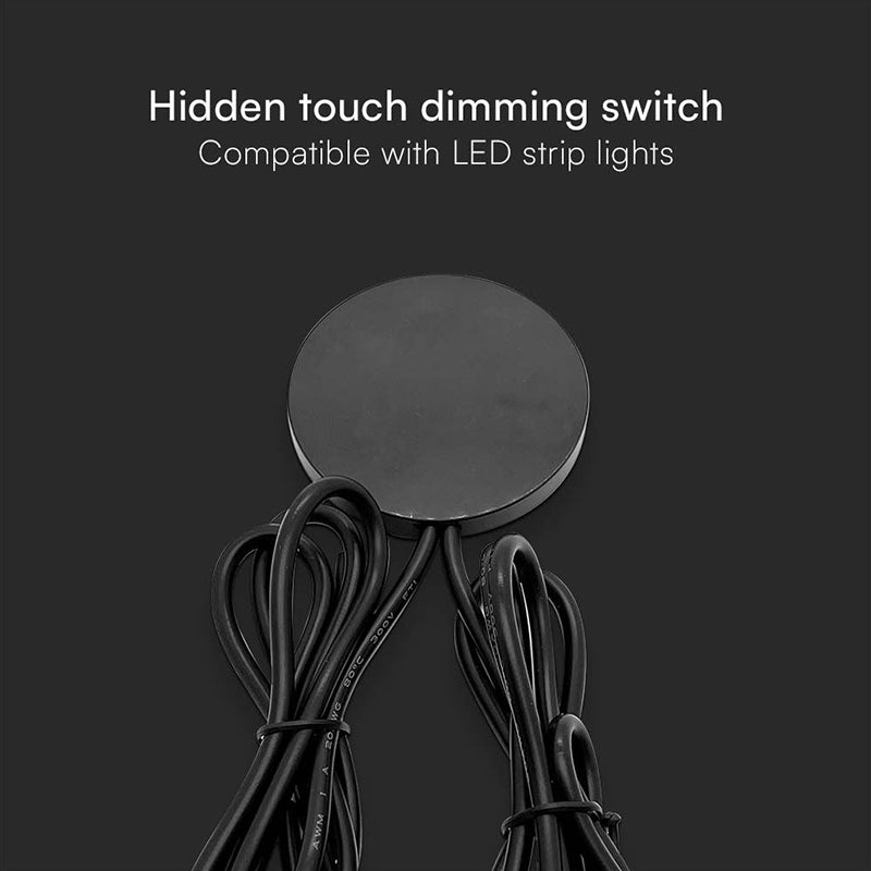 Senzor SMART TOUCH dimabil pentru banda LED - negru V-tac SKU-23466