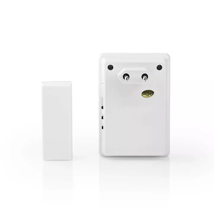 Sonerie fara fir 300m 36 melodii 80dB IP44 alb Nedis