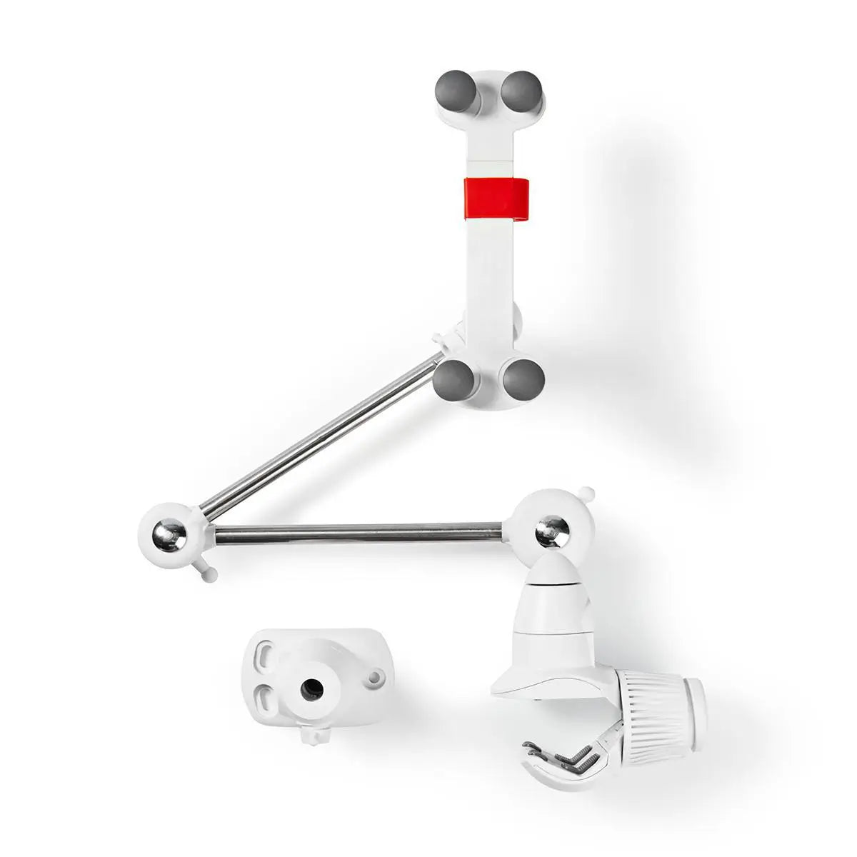 Suport Nedis TDMT111WT pentru tableta si smartphone 4-12" rotire 360 brat pliabil