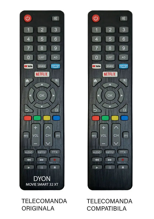 Telecomanda compatibila televizor DYON MOVIE SMART 32X (439-1)