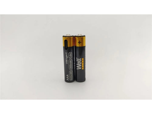 Acumulator AAA R3 Li-ion 10440 1.5V 400mAh 600mWh cu incarcare 5V USB-C 2buc/blister Well ACCU-10440/40C-BL2-WL
