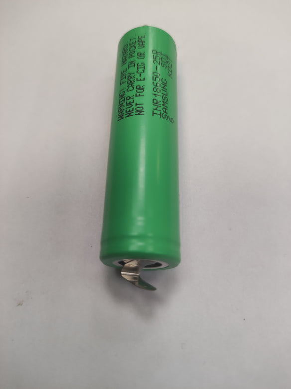Acumulator LI-ION 18650 2500mAh 20A SAMSUNG cu terminale in U