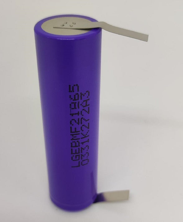Acumulator Li-Ion 18650 LG 2200mAh 10A 3.7V cu lamele sudate LGEBMF21865