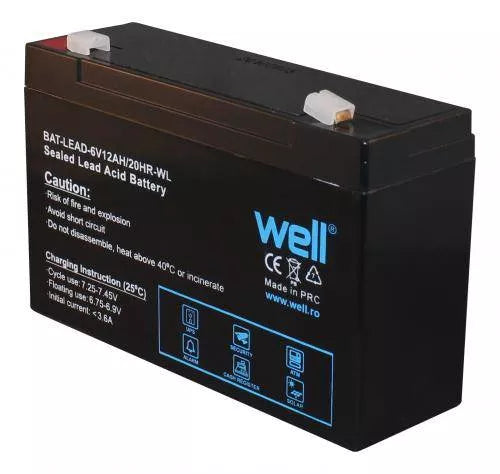 Acumulator plumb acid 6V 12AH Well 151x94x50mm