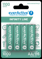 Acumulatori Ni-MH AA R6 1100mAh 4buc everActive 4x EVBHRL6-1100