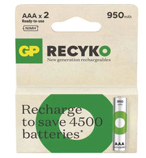 Acumulatori R3 AAA NiMH 950mAh 2buc GP ReCkyo GP100AAAHCER21-2TLB2