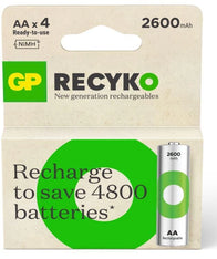 Acumulatori R6 AA NiMH 2600mAh 4buc GP ReCkyo GP270AAHCER21-TLB4