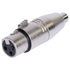 Adaptor audio mono mama XLR - mama RCA BST 18-5578