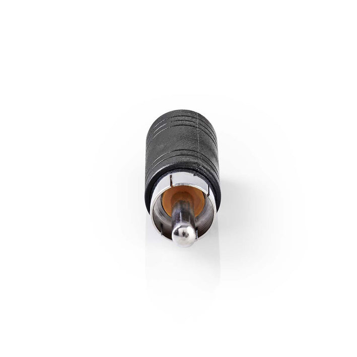 Adaptor audio RCA tata - Jack 3.5 mm mama mono 1buc negru Nedis CAGP24960BK