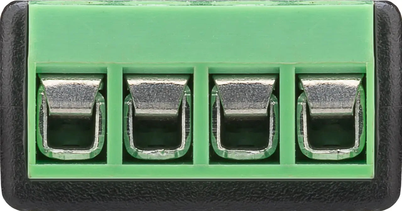 Adaptor bloc terminal cu 4 pini tip regleta cu surub la Jack 3.5 mm mama 4 pini stereo Goobay 59200