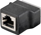 Adaptor bloc terminal cu 8 pini clema la RJ45 mama 8P8C Goobay 76737