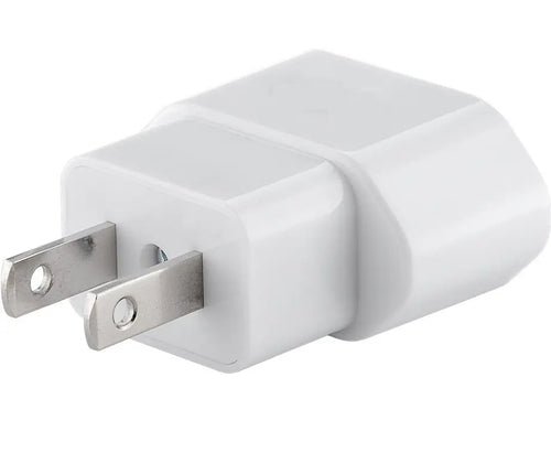 Adaptor calatorie CEE 7/16 Schuko mama - priza SUA /Japonia 2 pin 10A 2500W alb