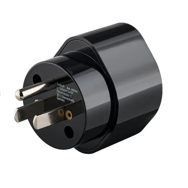 Adaptor calatorie CEE 7/3 Schuko mama la priza US /Japonia Tip B /NEMA 5-15 /3 pini negru