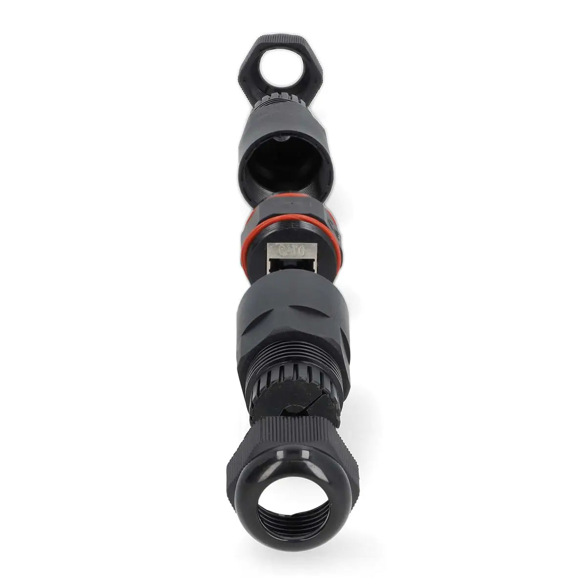 Adaptor cuplaj de exterior Cat6 RJ45 mama-mama FTP Nedis CCGB89850BK