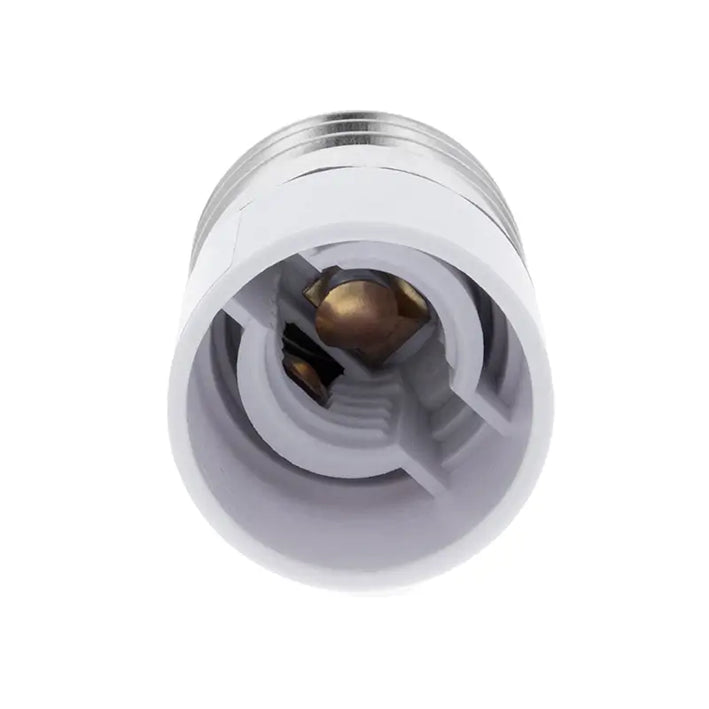 Adaptor de la soclu E27 tata la soclu E14 mama culoare alb RTV0800010