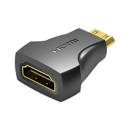 Adaptor HDMI soclu - mini HDMI mufa neagra 4K 30Hz VENTION AISB0-DE