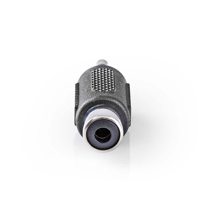 Adaptor Jack 3.5 mm mufa tata - mama RCA soclu mono 1buc Nedis CAGP22965BK