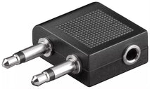 Adaptor Jack de casti 3.5 mm pentru avion Goobay