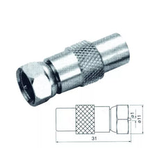 Adaptor mufa tv tata la F tata cupru Cabletech