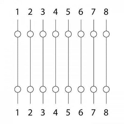 Adaptor prelungire RJ45 mama-mama negru Goobay