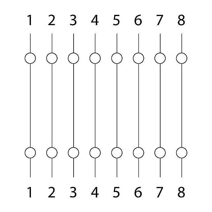 Adaptor prelungitor RJ45 8P8C Cat5 soclu - soclu conexiunea drept alb