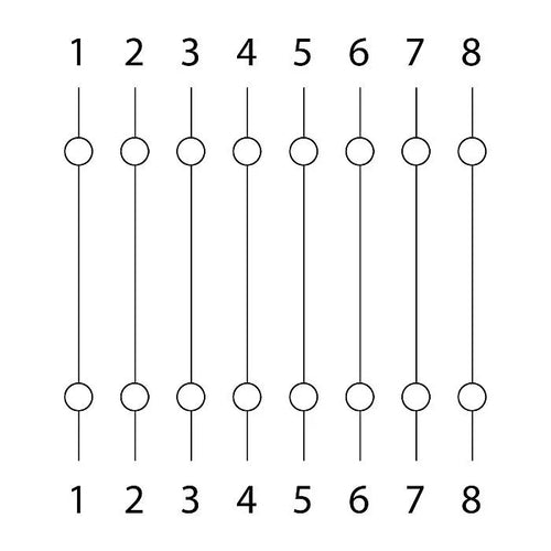 Adaptor prelungitor RJ45 8P8C Cat5 soclu - soclu conexiunea drept alb