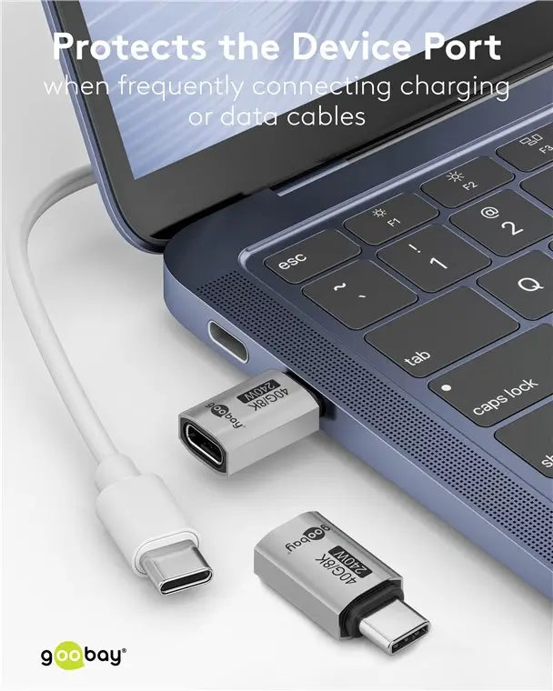 Adaptor USB-C3.1 mama - USB-C tata drept Thunderbolt 3 /4 Goobay 74447