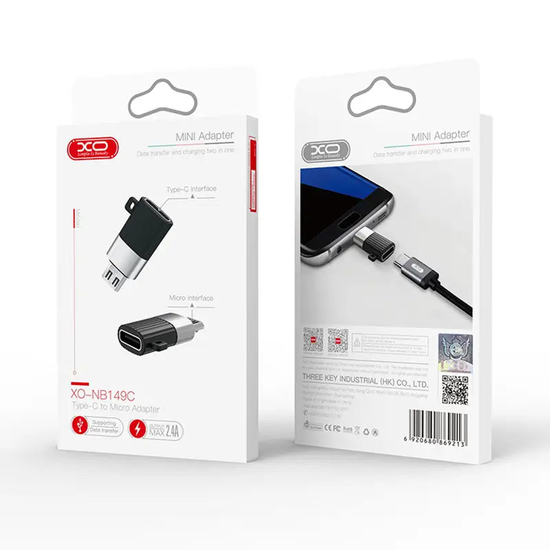 Adaptor USB Type C mama - Micro USB tata XO-NB149C