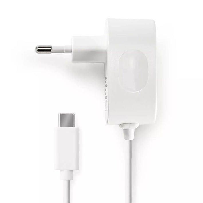 Alimentator retea - USB Type C 3A cablu fix alb NEDIS