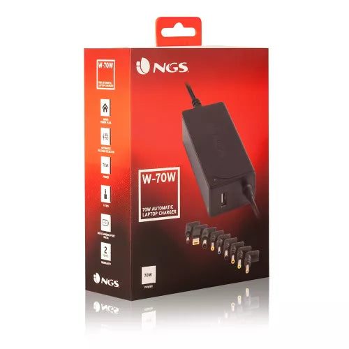 Alimentator Universal laptop W-70W NGS cu 10 mufe
