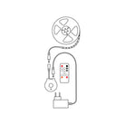 Banda LED Smart Modee 12W senzor de miscare cu telecomanda 2700K 800lm IP20 3m MSL-LS12W3M2700KS-R