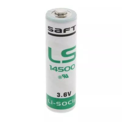 Baterie 3.6V AA Li-SOCI2 Lithium SAFT LS14500 50.5x14.7mm