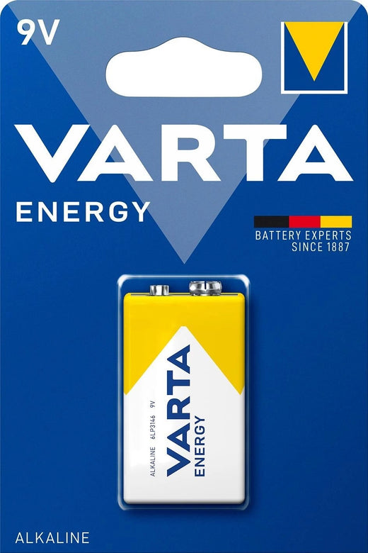 Baterie alcalina 9V 6LR61 1buc/blister Energy Varta VARTA-4122/E/1B